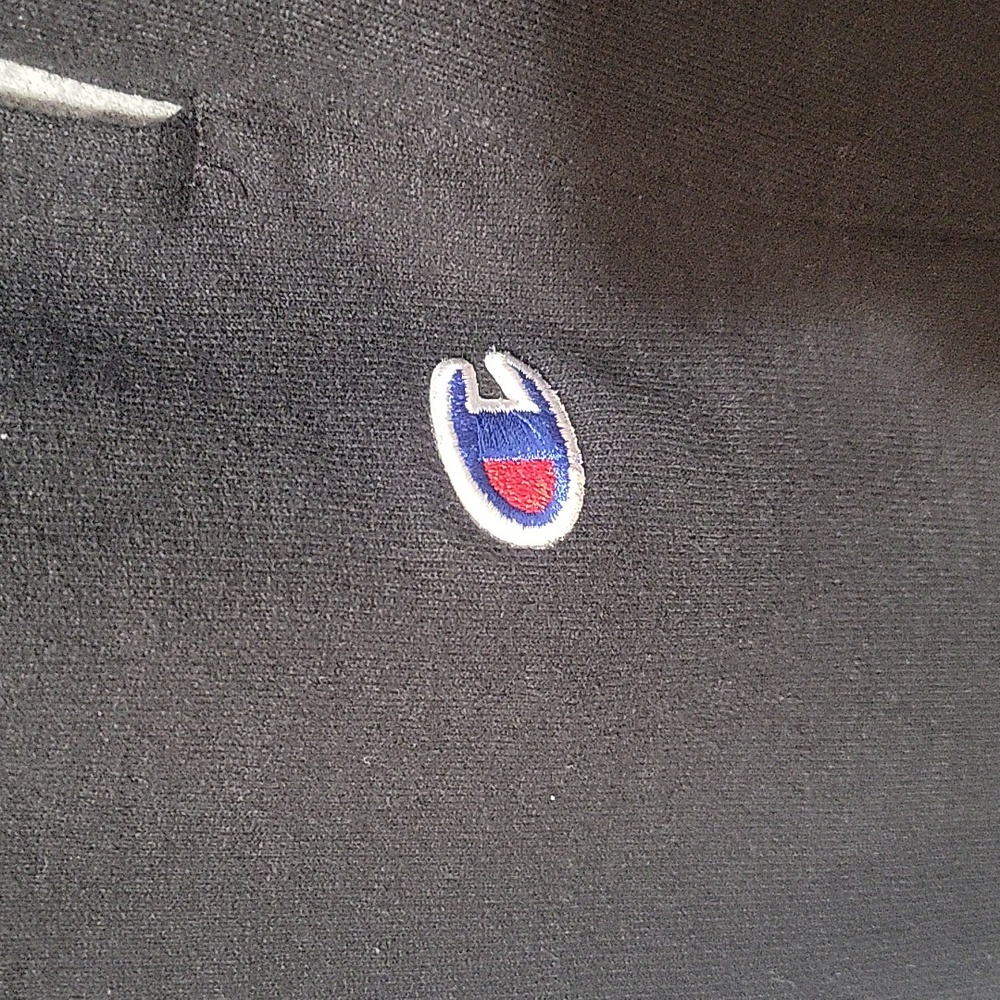 Mens Champion black fleece cotton joggers in size xl - Picture 3 of 9
